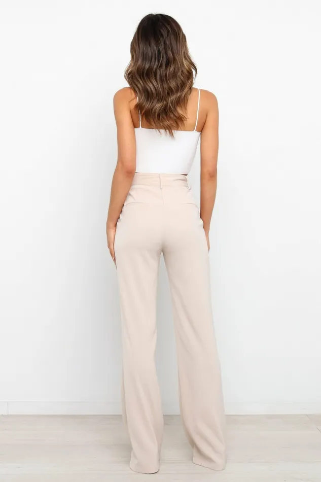 Women Burland Pant Beige Pants Petal and Pup