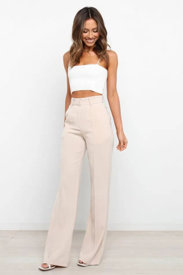 Women Burland Pant Beige Pants Petal and Pup