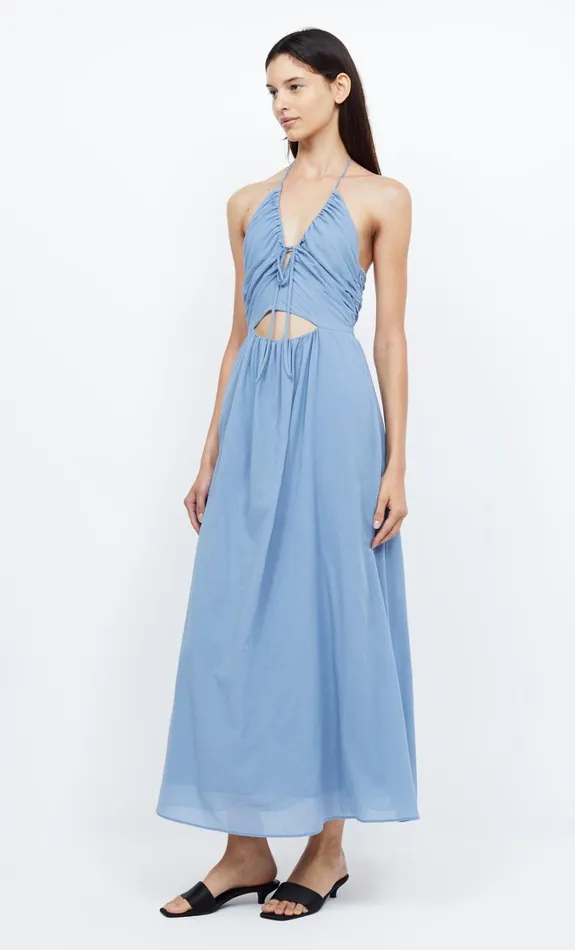 Women CALYPSO HALTER MAXI DRESS 8211 MERIDIAN BLUE Bec Bridge Maxi Dresses