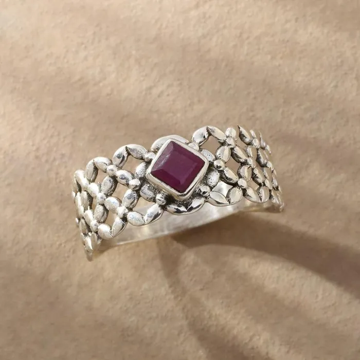 Women Clematis Ring Sundance Catalog Rings