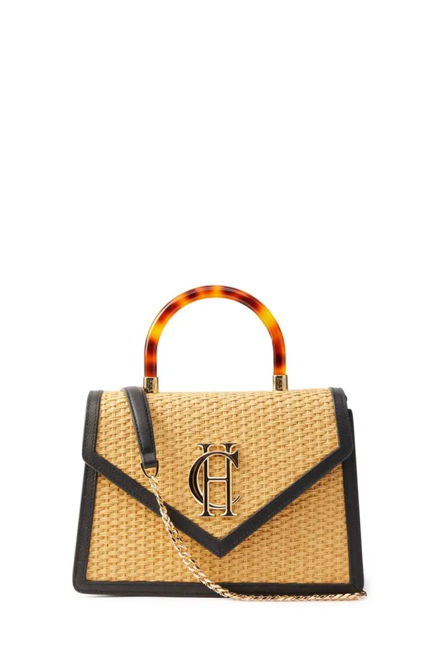 Women Clutch Bags Holland Cooper Dowdeswell Bag Black Natural