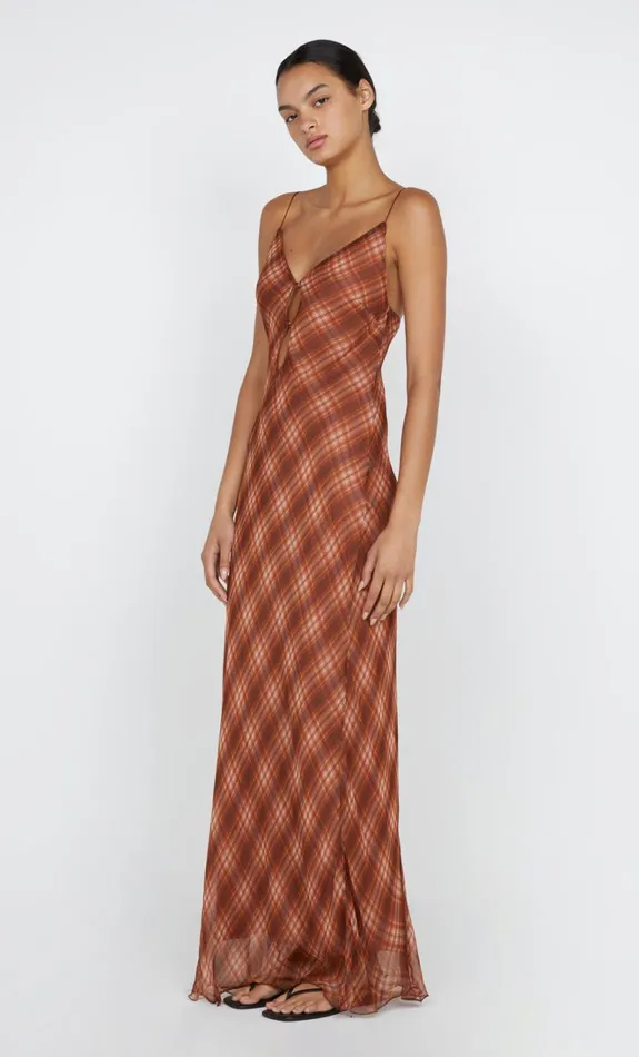 Women DEVI MAXI DRESS 8211 DESERT CHECK Bec Bridge Maxi Dresses