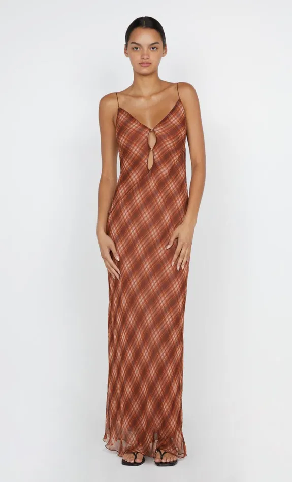 Women DEVI MAXI DRESS 8211 DESERT CHECK Bec Bridge Maxi Dresses