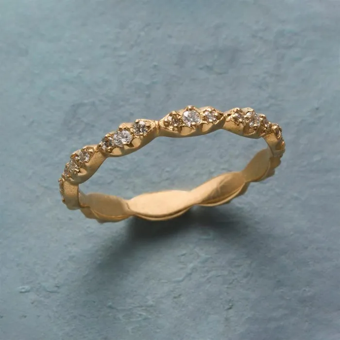 Women Diamond Eyes Ring Sundance Catalog Rings