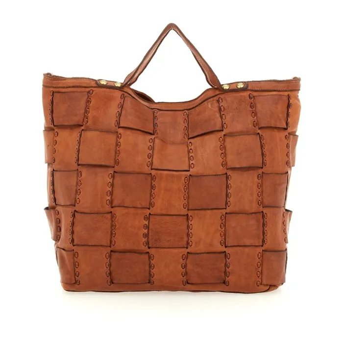 Women Edera Cognac Campomaggi ShoppersTote Bags
