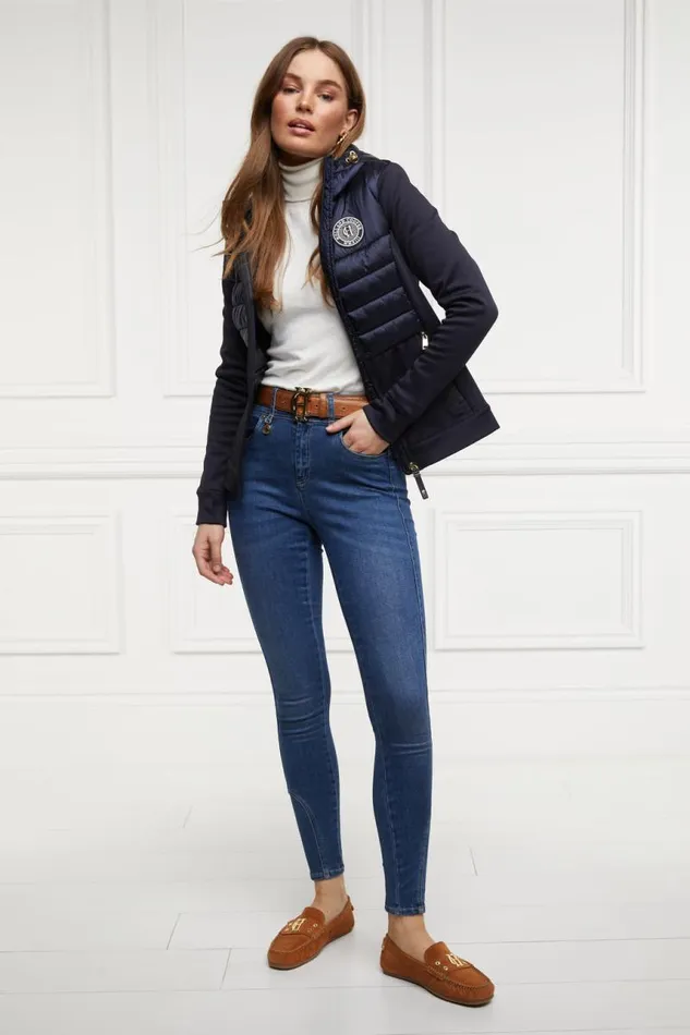 WomenEquestrian Jackets Holland Cooper Hybrid Shell Jacket Ink Navy WomenEquestrian Jackets Holland Cooper Hybrid Shell Jacket Ink Navy