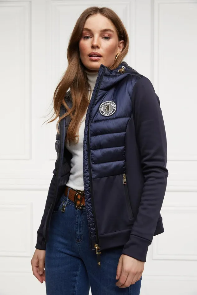 WomenEquestrian Jackets Holland Cooper Hybrid Shell Jacket Ink Navy WomenEquestrian Jackets Holland Cooper Hybrid Shell Jacket Ink Navy