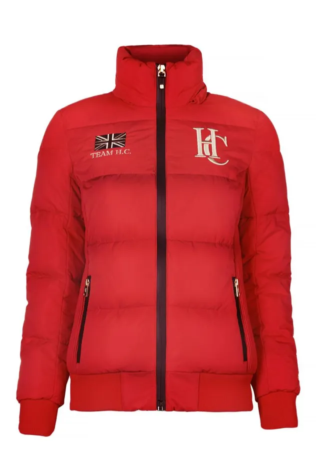 WomenEquestrian Jackets Holland Cooper Team Padded Jacket Heritage Red WomenEquestrian Jackets Holland Cooper Team Padded Jacket Heritage Red