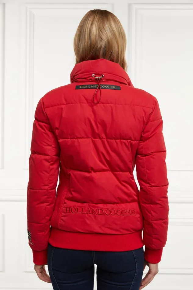 WomenEquestrian Jackets Holland Cooper Team Padded Jacket Heritage Red WomenEquestrian Jackets Holland Cooper Team Padded Jacket Heritage Red