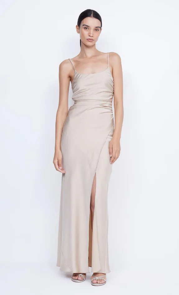 Women ETERNITY SCOOP MAXI DRESS 8211 SAND Bec Bridge Bridesmaid Dresses