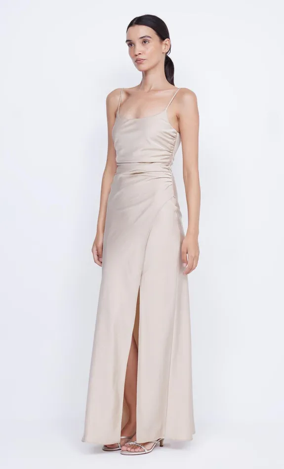 Women ETERNITY SCOOP MAXI DRESS 8211 SAND Bec Bridge Bridesmaid Dresses