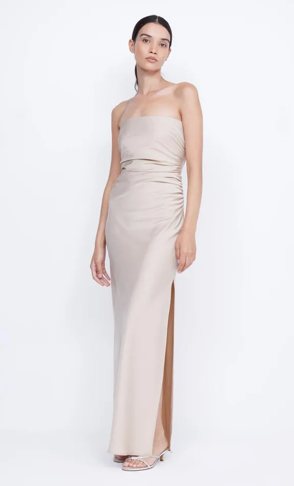 Women ETERNITY STRAPLESS MAXI 8211 SAND Bec Bridge Maxi Dresses