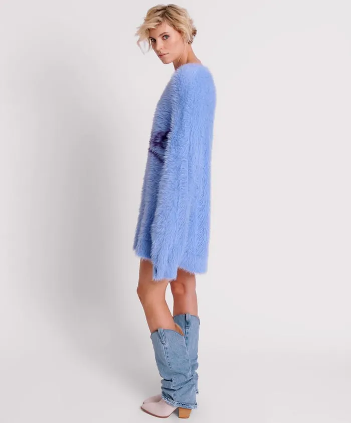 Women FLUFFY CORNFLOWER HOWDY KNIT SWEATER DRESS One Teaspoon Knitwear Women FLUFFY CORNFLOWER HOWDY KNIT SWEATER DRESS One Teaspoon Knitwear