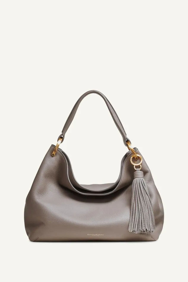 Women GLENWOOD SHOULDER BAG Cloud Donna Karan New York Shoulder And Hobo Bags