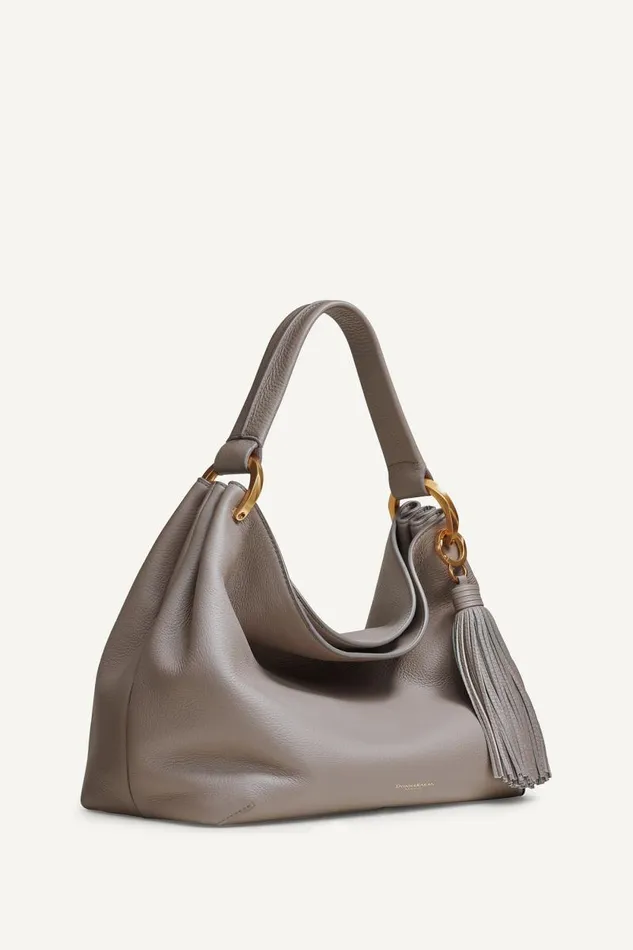 Women GLENWOOD SHOULDER BAG Cloud Donna Karan New York Shoulder And Hobo Bags Women GLENWOOD SHOULDER BAG Cloud Donna Karan New York Shoulder And Hobo Bags