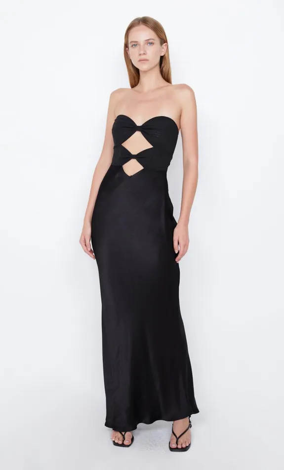 Women HALLE STRAPLESS DRESS 8211 BLACK Bec Bridge Maxi Dresses