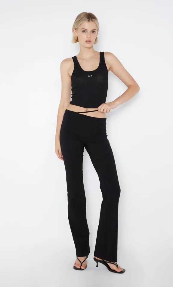 Women HARMONY ASYM PANT 8211 BLACK Bec Bridge Shorts Pants