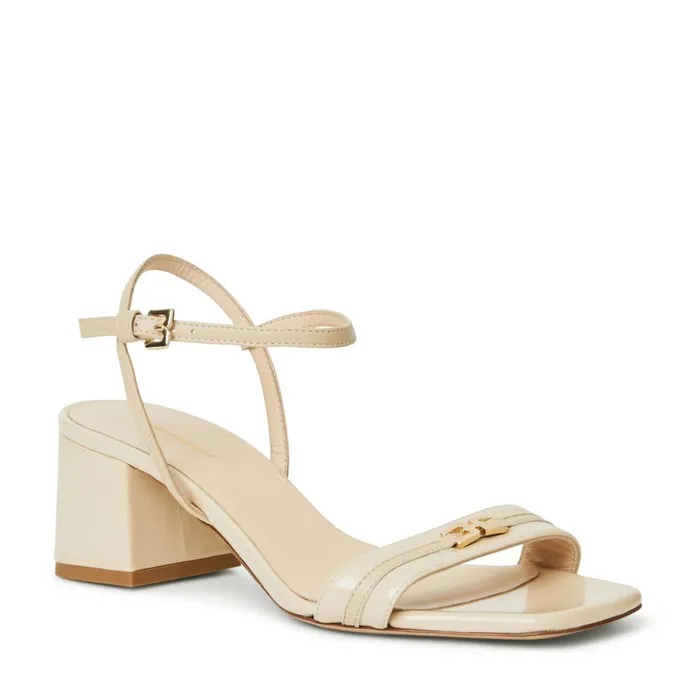 Women Heels Bruno Magli PHOEBE Sandal BEIGE PATENT