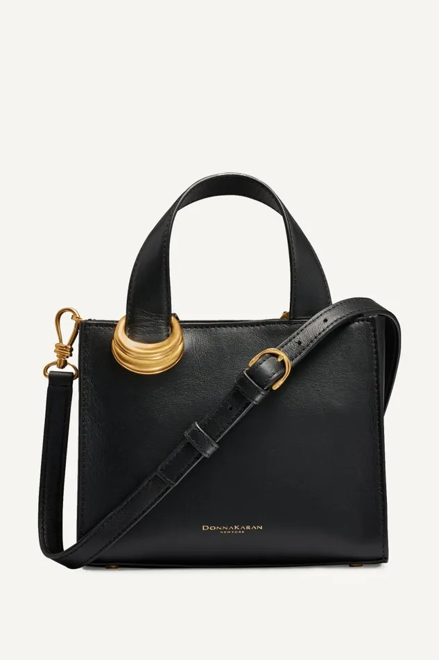 Women HEWLETT CROSSBODY Blackgold Donna Karan New York Totes
