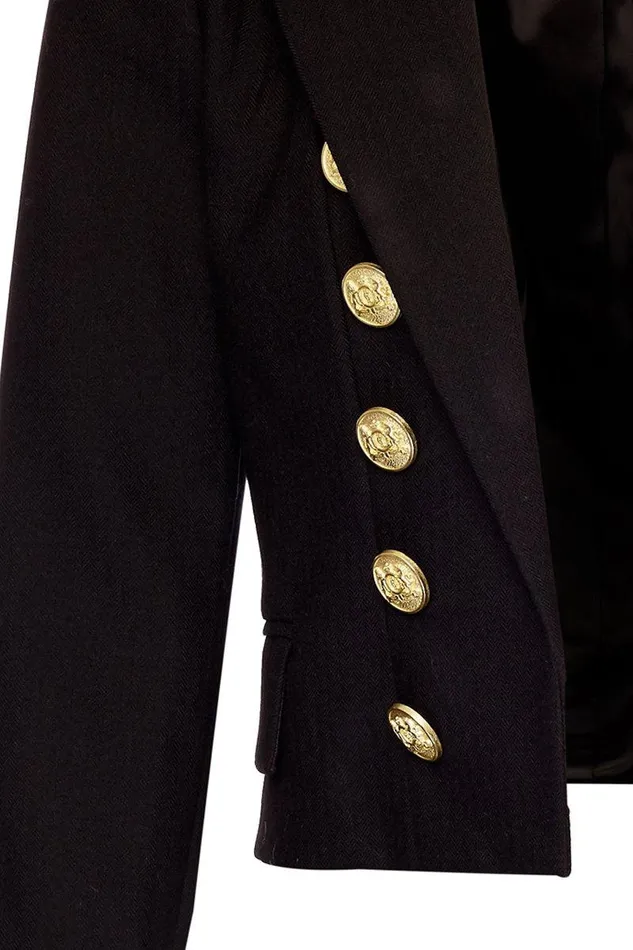 Women In Stock Tailoring Holland Cooper Brompton Jacket Black Barathea
