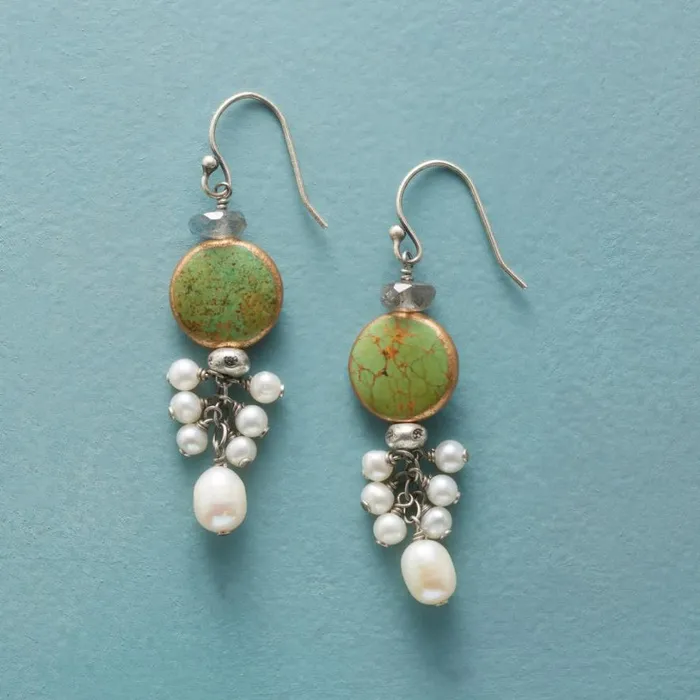 Women Island Cascade Earrings Sundance Catalog Earrings