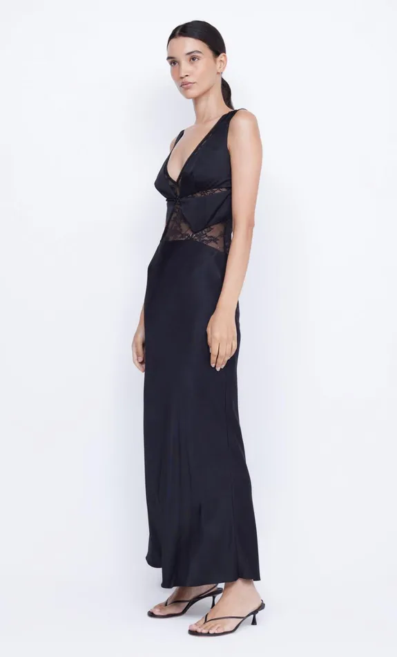 Women JULIETTE V NECK MAXI DRESS 8211 BLACK Bec Bridge Prom Dresses