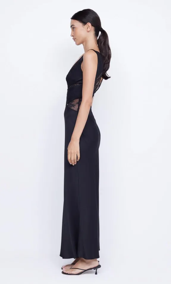 Women JULIETTE V NECK MAXI DRESS 8211 BLACK Bec Bridge Prom Dresses