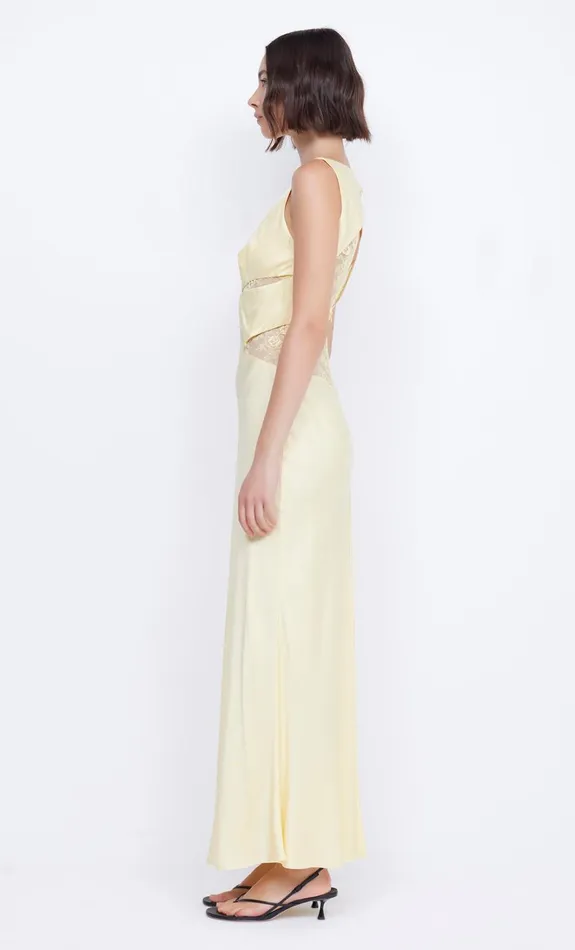Women JULIETTE V NECK MAXI DRESS 8211 BUTTER YELLOW Bec Bridge Maxi Dresses