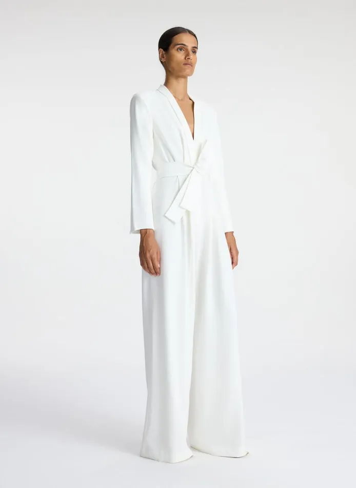 Women Jumpsuits ALC Kieran II WideLeg Jumpsuit White