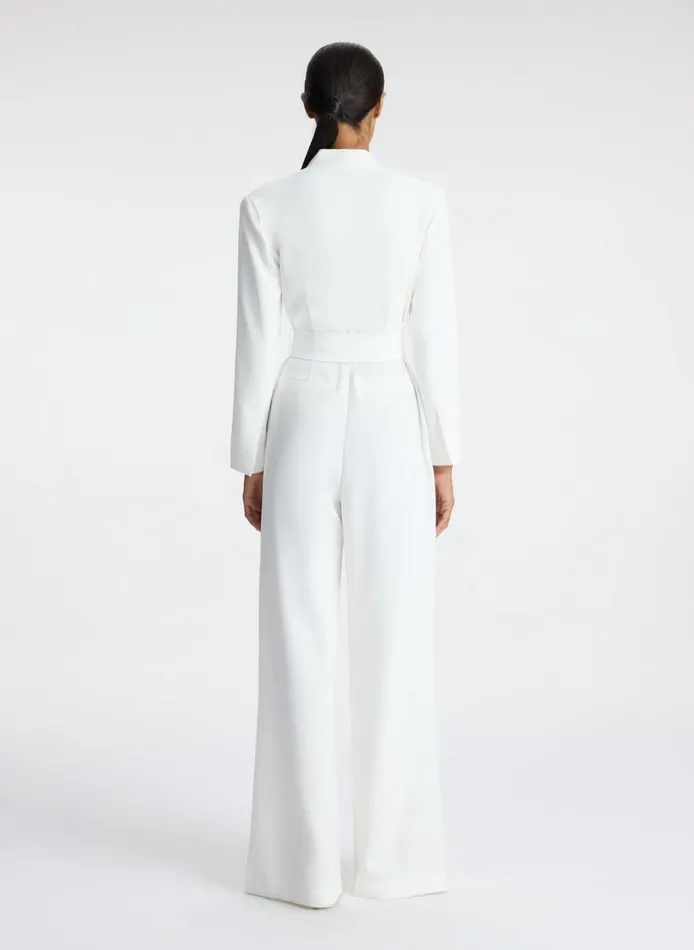 Women Jumpsuits ALC Kieran II WideLeg Jumpsuit White