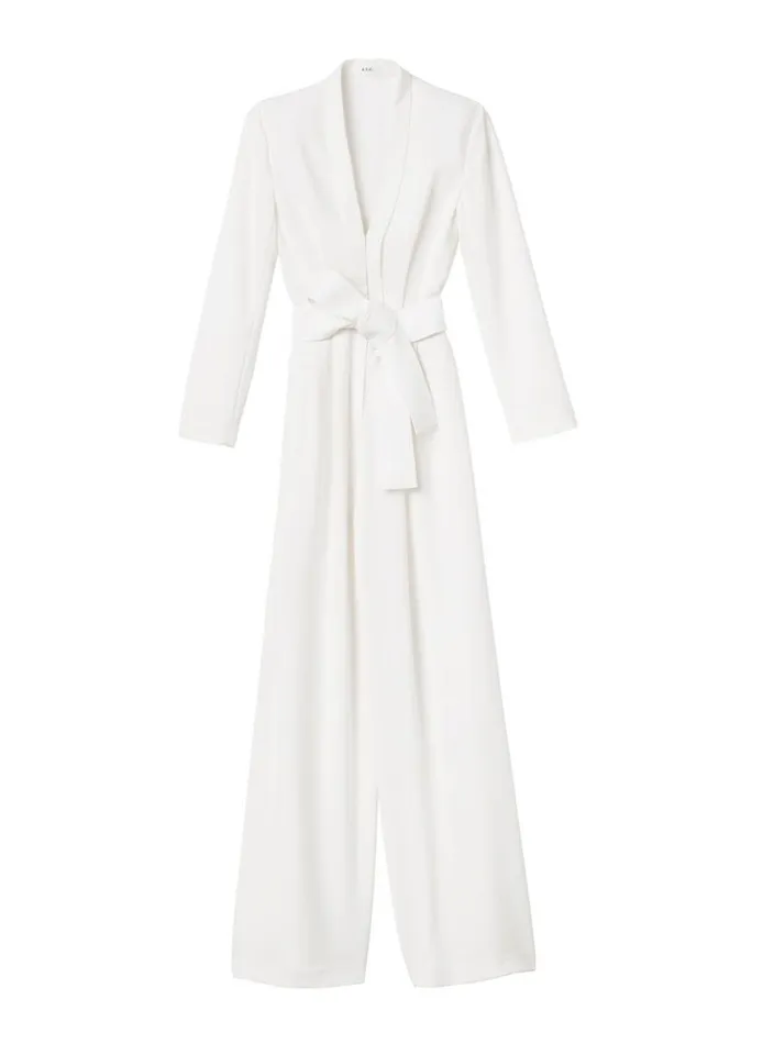 Women Jumpsuits ALC Kieran II WideLeg Jumpsuit White