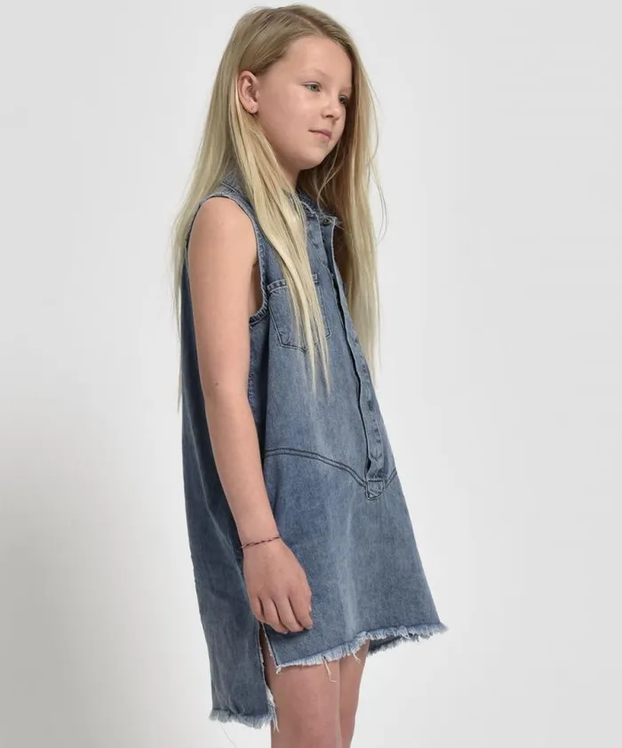WomenKids KIDS MINI BRAXTON DRESS 0 One Teaspoon Denim Dresses WomenKids KIDS MINI BRAXTON DRESS 0 One Teaspoon Denim Dresses