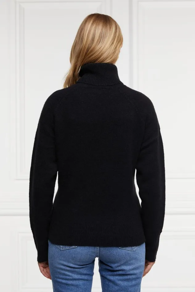 Women Knitwear Holland Cooper Tori Knit Black Women Knitwear Holland Cooper Tori Knit Black