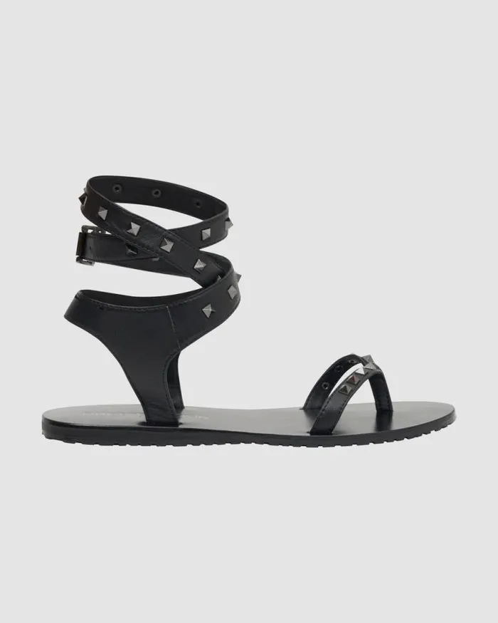 Women LIZA STUDDED WRAP AROUND SANDAL One Teaspoon Footwear Women LIZA STUDDED WRAP AROUND SANDAL One Teaspoon Footwear
