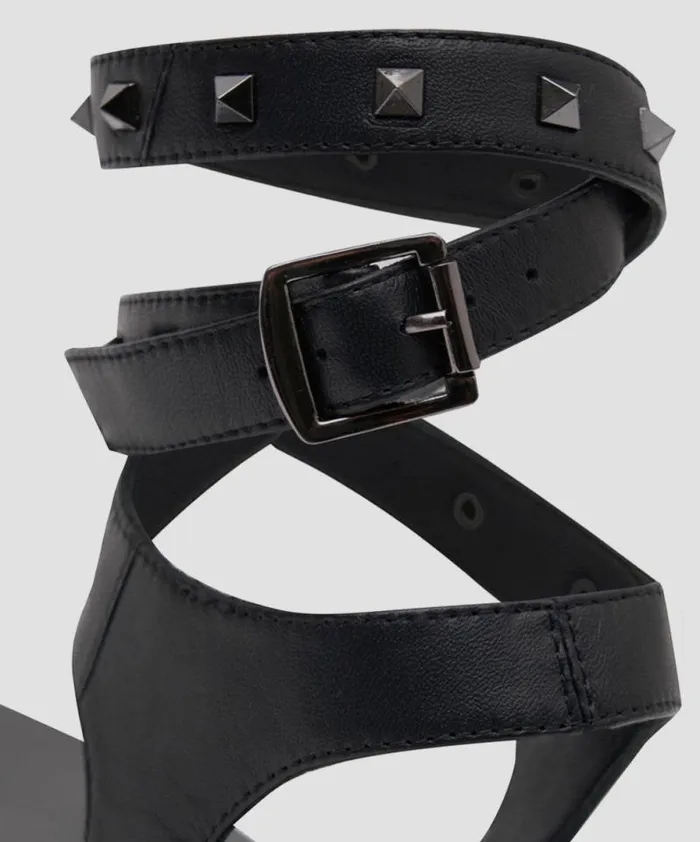 Women LIZA STUDDED WRAP AROUND SANDAL One Teaspoon Footwear Women LIZA STUDDED WRAP AROUND SANDAL One Teaspoon Footwear
