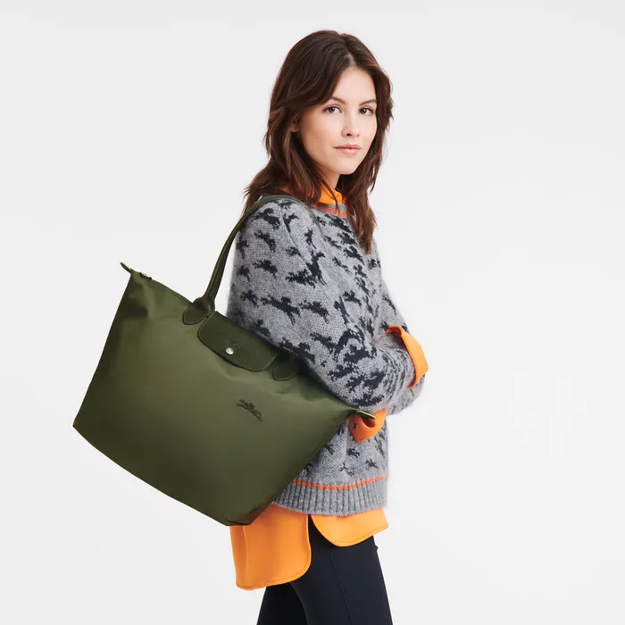 Women Longchamp Le Pliage Green L Tote bag ForestForestForest Shoulder bags Women Longchamp Le Pliage Green L Tote bag ForestForestForest Shoulder bags