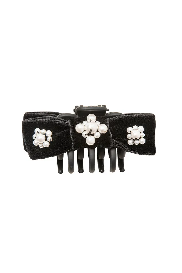 Women LoveShackFancy Hair Accessories Jennifer Behr Maggie Clip Black