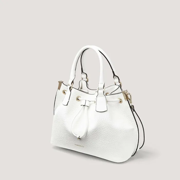 Women Lucia Drawstring Handbag White Fiorelli Grab Bags