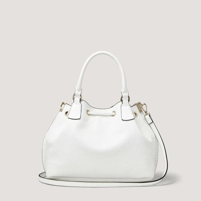 Women Lucia Drawstring Handbag White Fiorelli Grab Bags