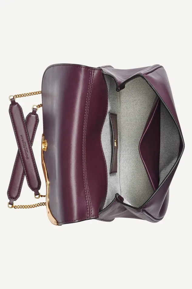 Women MALVERNE CROSSBODY Fig Donna Karan New York Crossbodies And Satchels Women MALVERNE CROSSBODY Fig Donna Karan New York Crossbodies And Satchels