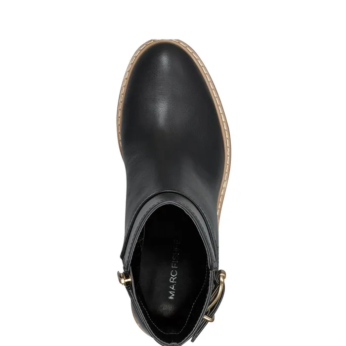 Women Marc Fisher Booties Marieta Ankle Bootie Black
