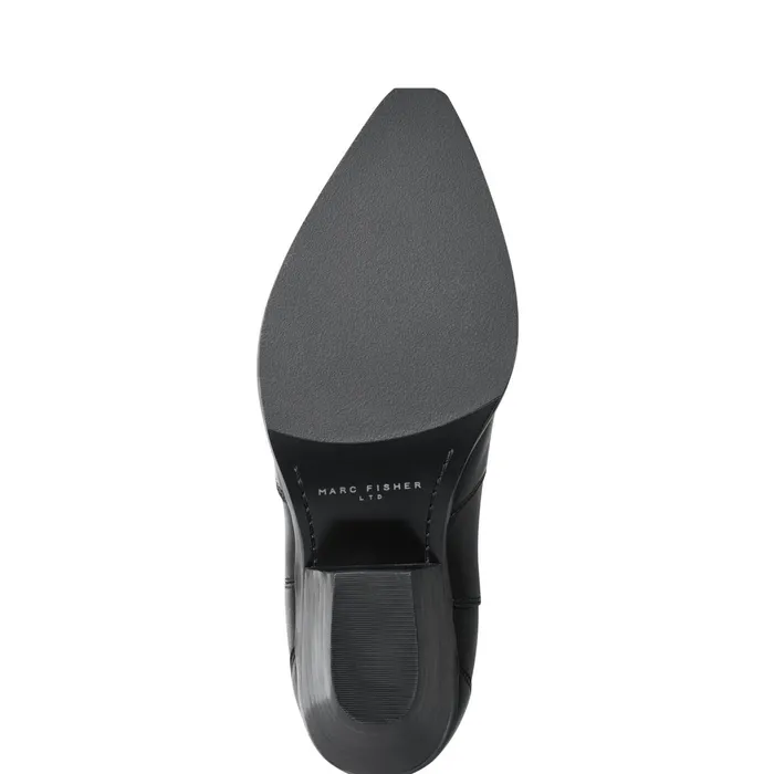 Women Marc Fisher Boots and Booties Ander Western Boot Black Leather