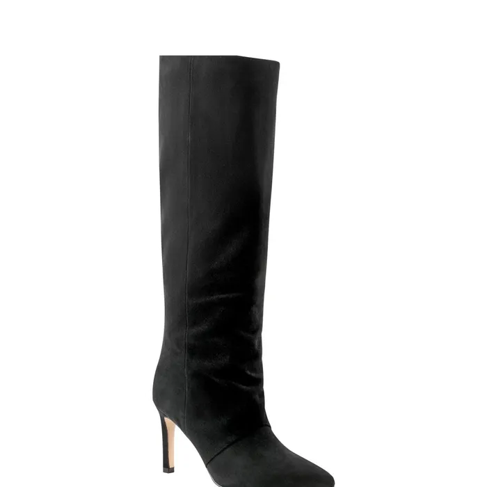 Women Marc Fisher Boots Narysa Dress Boot Black Suede