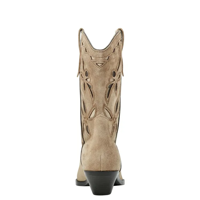 Women Marc Fisher Boots Trista Western Boot Natural Suede