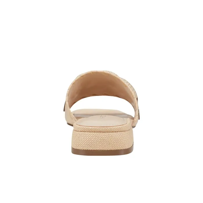 Women Marc Fisher Mules and Slides Myami Slide Sandal Light Natural