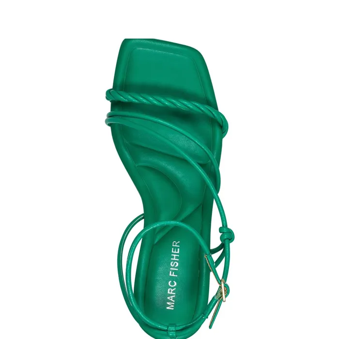 Women Marc Fisher Sandals Meggiane Block Heel Sandal Green