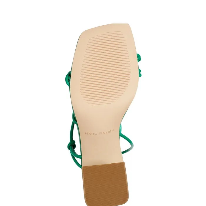 Women Marc Fisher Sandals Meggiane Block Heel Sandal Green