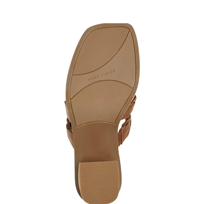 Women Marc Fisher Sandals Melita Block Heel Sandal Medium Natural