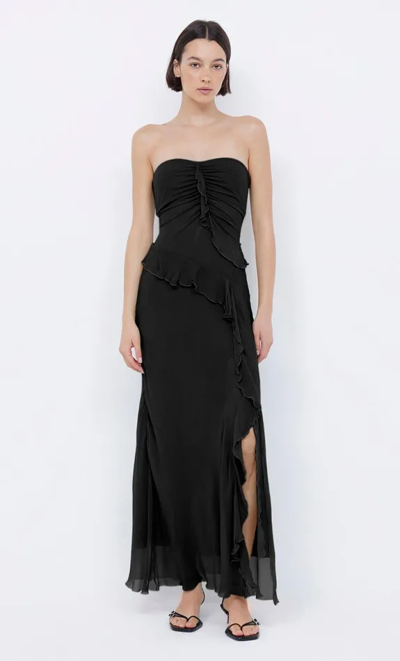 Women MARESCA STRAPLESS DRESS 8211 BLACK Bec Bridge Maxi Dresses