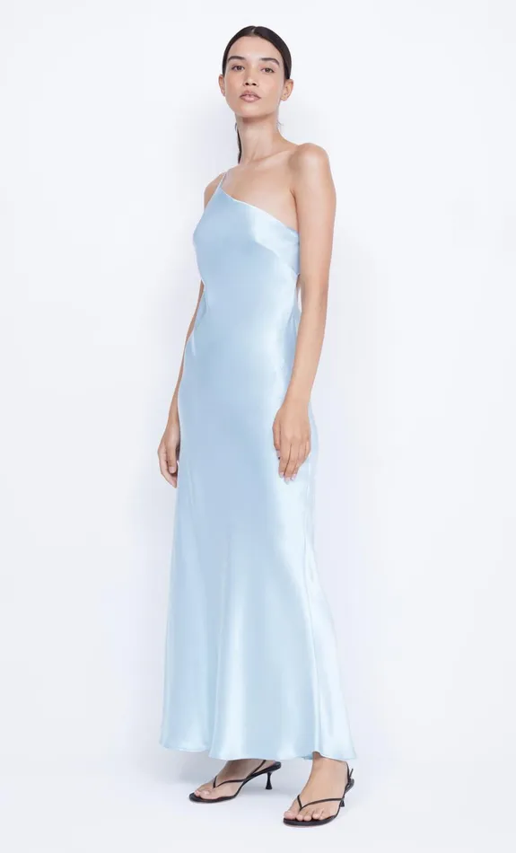 Women MARGAUX ASYM DRESS 8211 DOLPHIN BLUE Bec Bridge Maxi Dresses
